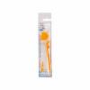 Set Orthodontic toothbrush for braces + interdental brush, Orange